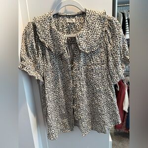 Anthropologie Collared Blouse